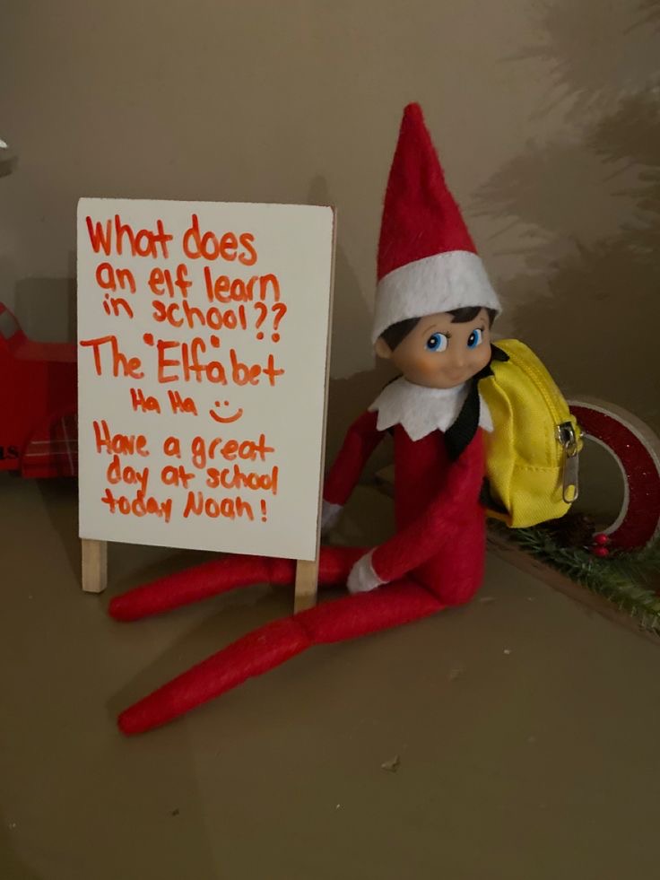 Elf on the shelf Ideas