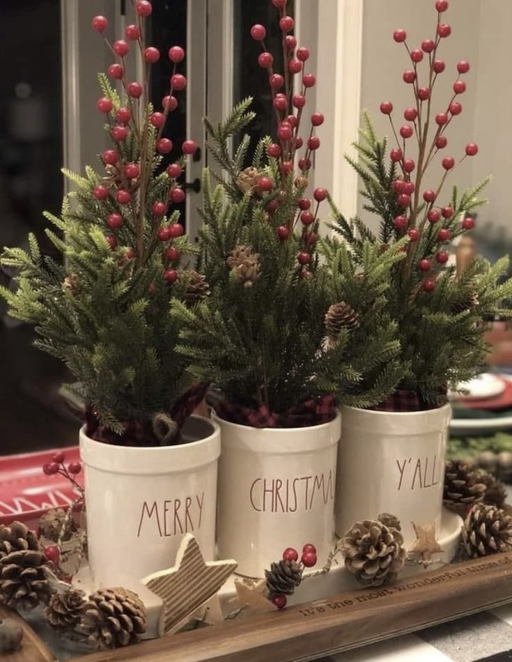 CHRISTMAS CENTERPIECE IDEAS