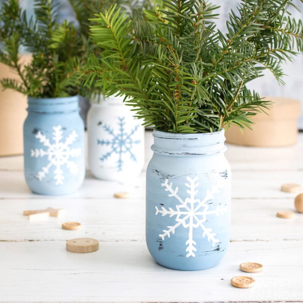 CHRISTMAS MASON JAR CRAFTS